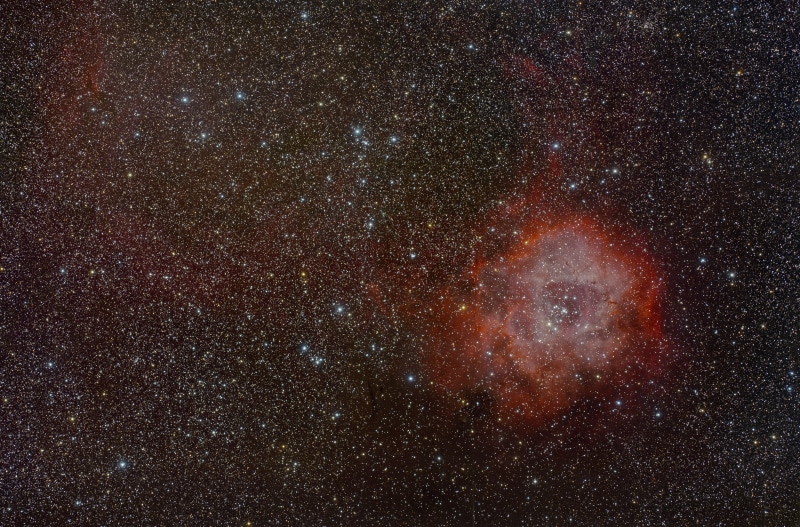 Nebula, NGC 2237, space, in the constellation, Outlet, 5K, Unicorn, Rosette