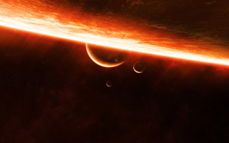 galaxy, glowing, beauty in nature, planet - space, black, universe, space exploration, close-up, laptop, illuminated, star - space, eclipse, no people