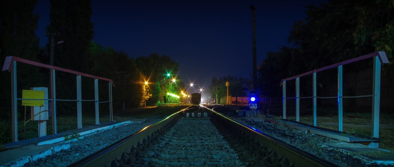 railway crossing, 4K
