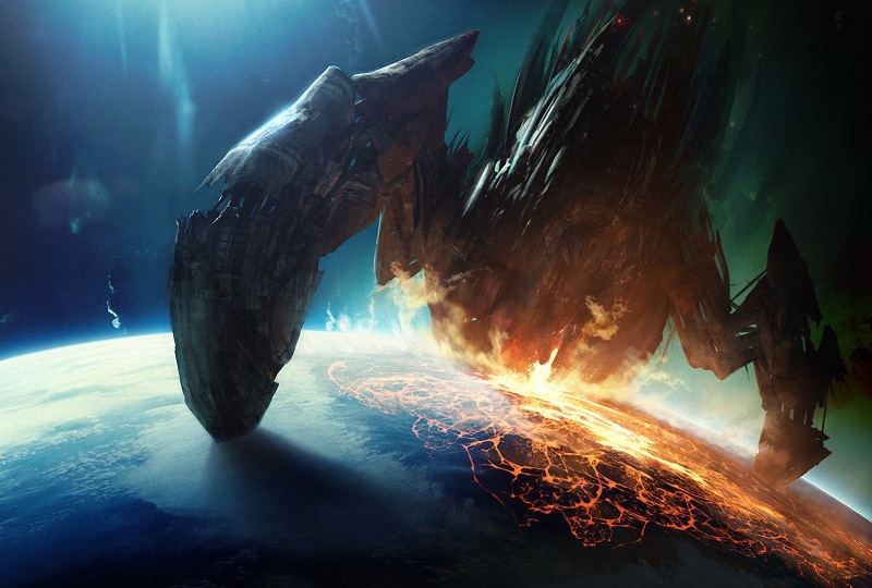 art, x, ufo, alien, invasion, planets, life, hd, outer, space, outer space, 720P, forms