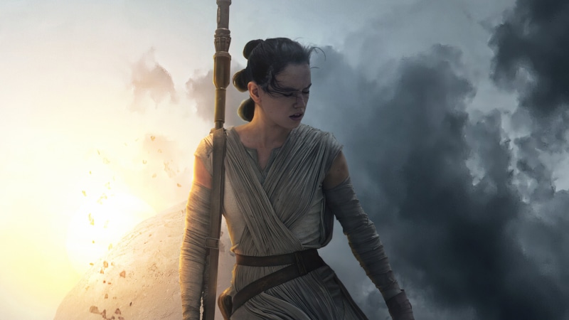 Rey (Star Wars), Star Wars: The Rise of Skywalker, Star Wars, 4K