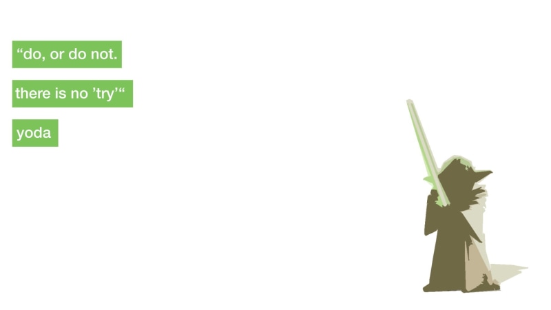 Wars, Lucas, 1080P, motivation, posters, Yoda, motivational, quotes, Green, Typography, Star, Jedi, George