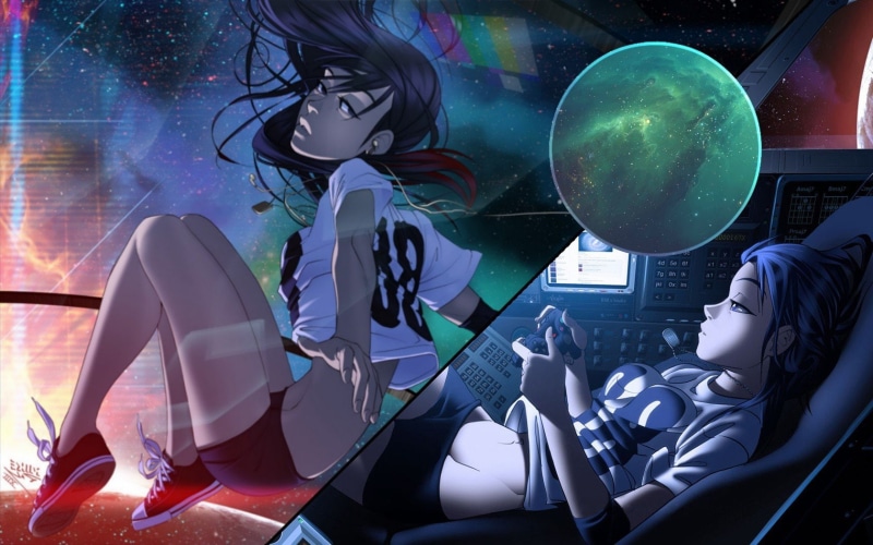 cyberpunk, Futuristic, 720P, Vashperado, 88 Girl