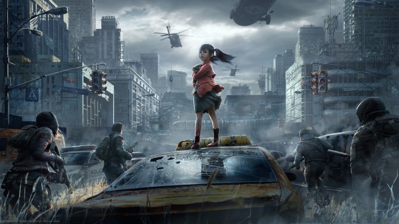 War Game, game poster, 88 Girl, weapon, 5K, anime girls, war