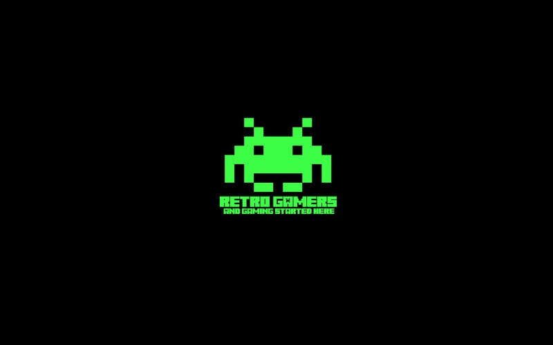 bit, black, 1080P, hd, 8, invaders, video games, space