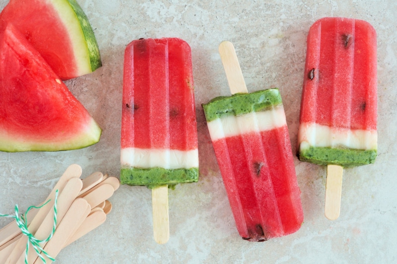 popsicle, melons, watermelons, 2K, food