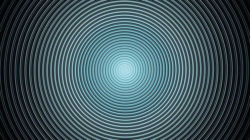 illusion, 1920x1080, hypnotic, curves, blue, curve, black, abstract, 1080P