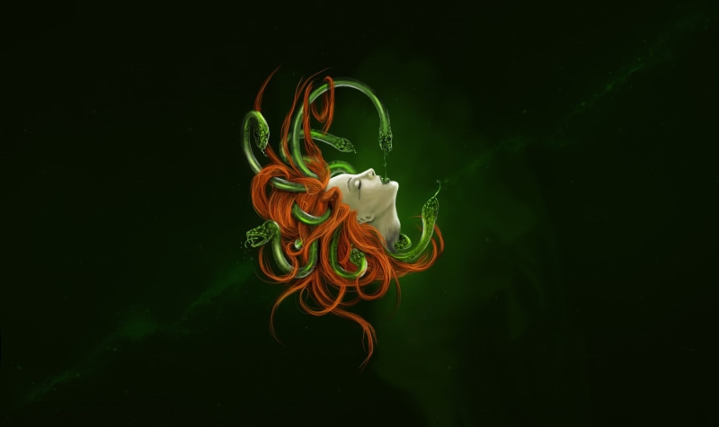 Eyes, Medussa, Fiction, Medusa, Medusa Gorgon, Snakes, Girl, Myths, Gorgon, Myth, The Gorgon Medusa, Figure, 1080P, Art