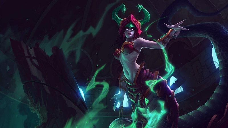  young women, nature, real people, human representation, digital, one person, tree, event, plant, night, medusa, League of Legends, women, young adult