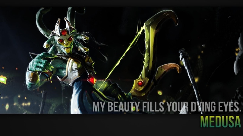 nature, human representation, Dota 2, focus on foreground, flowering plant, dota, art and craft, video games, decoration, male likeness, Medusa