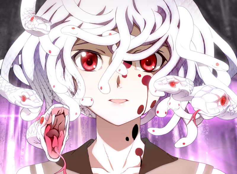 representation, indoors, women, high angle view, disguise, Nadeko Medusa, fashion, portrait, Monogatari (Series), adult, 1080P, Anime, human representation