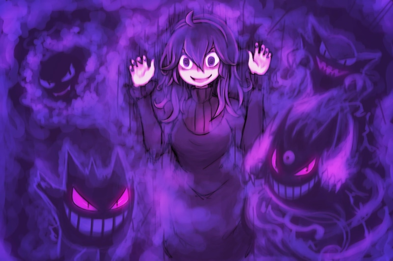 Haunter (Pokémon), Gastly (Pokémon), Gengar (Pokémon), Mega Gengar (Pokémon), Pokémon, Hex Maniac (Pokémon), 1080P