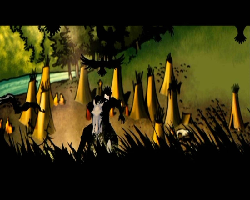 riding, man, 720P, horse, painting, jonah, comics, hex, hd