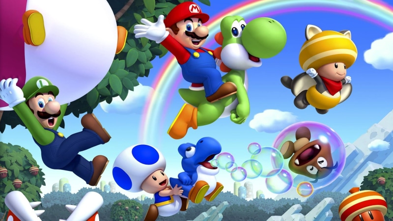 smiling, mario, computer Graphic, nintendo, variation, childhood, art and craft, backgrounds, sky, choice, inflatable, outdoors, vector, people, balloon