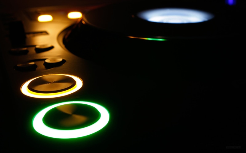 nightlife, lighting equipment, push button, electric light, mixing consoles, night, black background, shape, illuminated, light - natural phenomenon, 1080P