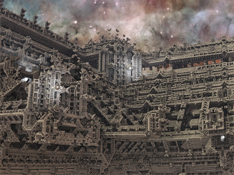 Architecture, 1080P, Sci Fi, Fractal, Building, Mandelbulb 3D, Abstract, Digital Art, 3D, CGI, Artistic