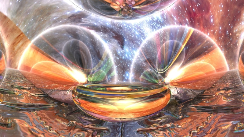 Abstract, 1080P, Space, Fractal, CGI, Colors, Colorful, Digital Art, Mandelbulb 3D, Artistic, 3D, Red