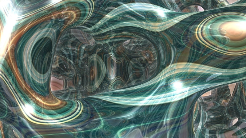 Abstract, Artistic, 1080P, Fractal, Reflection, CGI, 3D, Mandelbulb 3D, Green, Digital Art