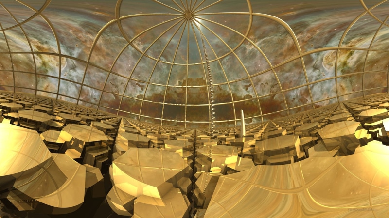 Yellow, Artistic, 3D, Mandelbulb 3D, 1080P, Fractal, Gold, Abstract, CGI, Digital Art