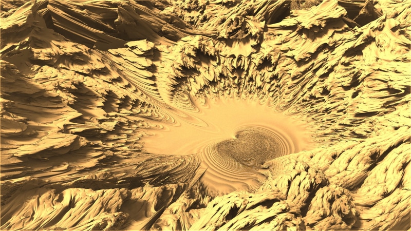 Abstract, 3D, Desert, Rock, Digital Art, 1080P, Sand, Fractal, Mandelbulber 3D