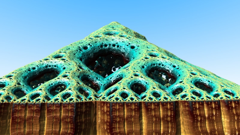 1080P, Digital Art, Shapes, Artistic, Fractal, Geometry, Mandelbulber 3D, 3D, Abstract