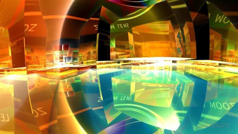 Glass, Fractal, Abstract, Digital Art, Colors, Colorful, 1080P, Artistic, Geometry, Mandelbulb 3D, CGI, 3D