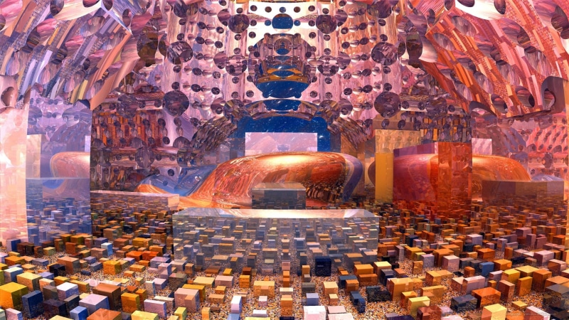Artistic, CGI, Sci Fi, Abstract, Colorful, 1080P, Colors, Geometry, Mandelbulb 3D, Digital Art, Fractal, 3D