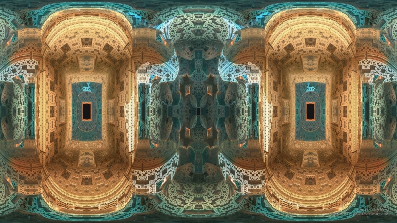 Digital Art, 3D, 1080P, CGI, Mandelbulb 3D, Symmetry, Abstract, Artistic, Fractal