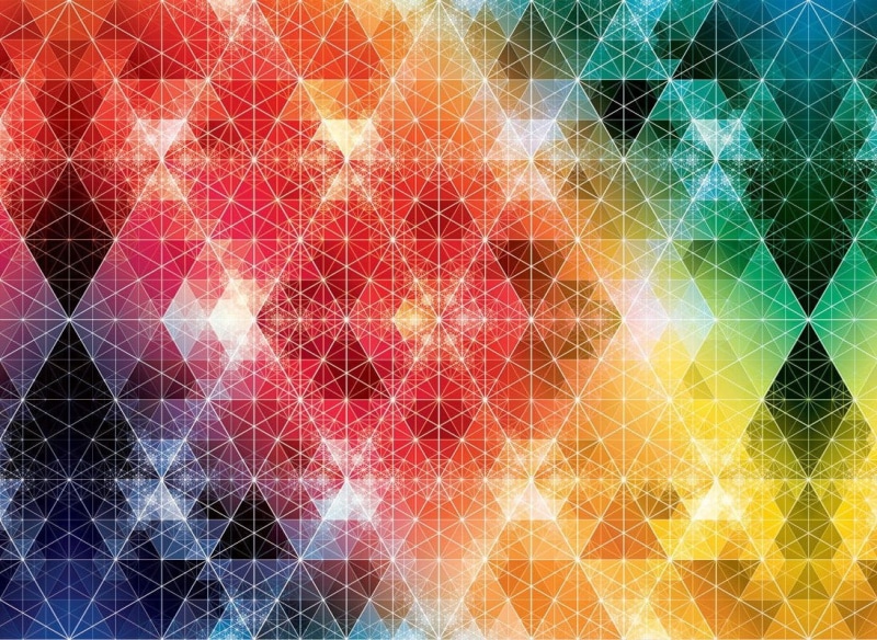 Andy Gilmore, pattern, multi colored, blue, light - natural phenomenon, 480P, illustration, assorted, design, backgrounds, lights, data, abstract backgrounds