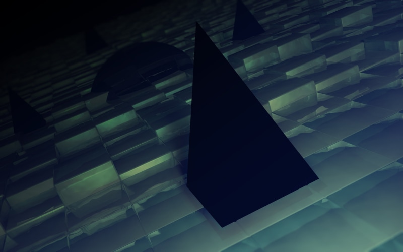 pyramid, Photoshop, 2K, Cinema4D, dark