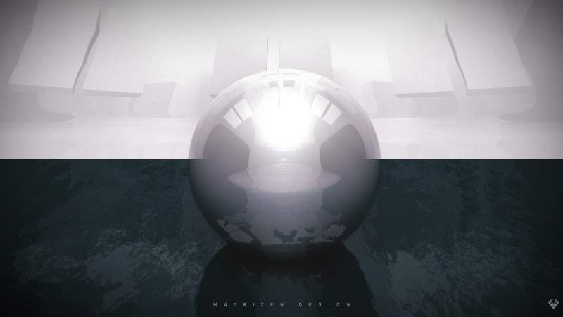 light, reflection, wall - building feature, digital art, 1080P, close-up, sphere, white, circle, fractal, digital lighting, built structure, electric light