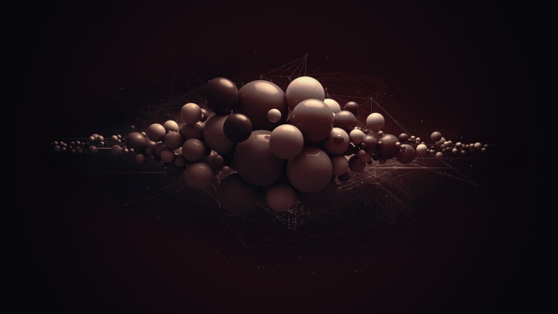 minimalism, raw food, sphere, abundance, black color, render, digital art, 3D, nature, copy space, food and drink, 3d object, lines, simple background