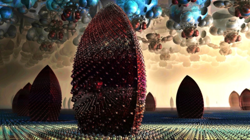 3D, digital art, reflection, abstract, 1080P, balls, 3d object, CGI, render