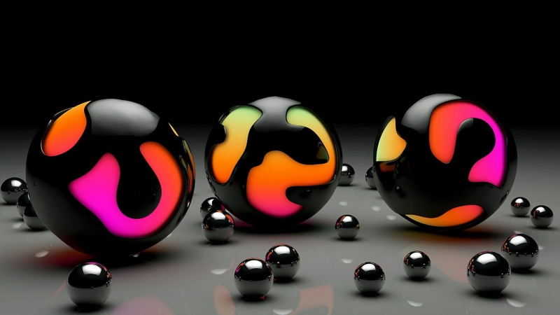 computer grafics, 1080P, close-up, abstract, choice, animal representation, music, multi colored, object, studio shot, indoors, creativity, black background