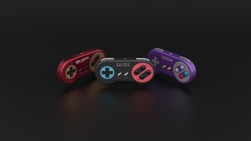 3D, Nintendo Gamecube, 3d design, Nintendo Switch, 4K, Nintendo, Nintendo Famicom, Super Nintendo, video games, consoles, 3d object, Keyshot, render