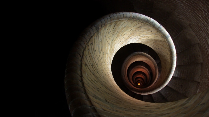 movement, geometric shape, copy space, wheel, fantasy, tunnel, technology, lines, backgrounds, structure, colorful, graphic, 3d, dark, studio shot, architecture