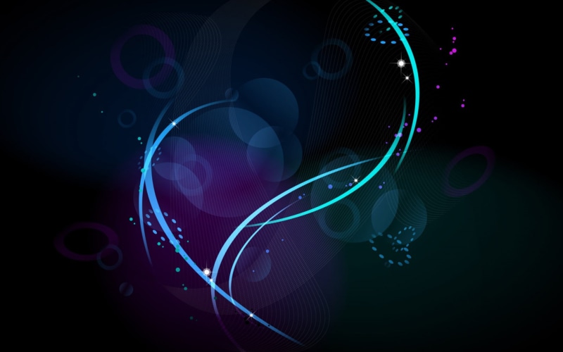flowing, shape, futuristic, connection, pattern, motion, wavy lines, black background, blue, water, night, power supply, 1080P, illuminated, science, studio shot