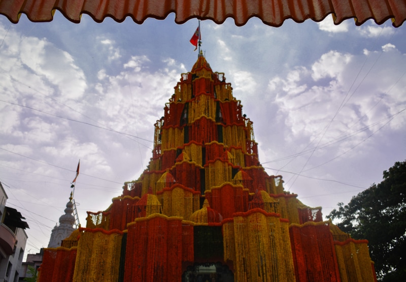 travel, history, the past, built structure, outdoors, shreemant dagdusheth ganpati temple, pune, sky, spirituality, tourism, india, travel destinations