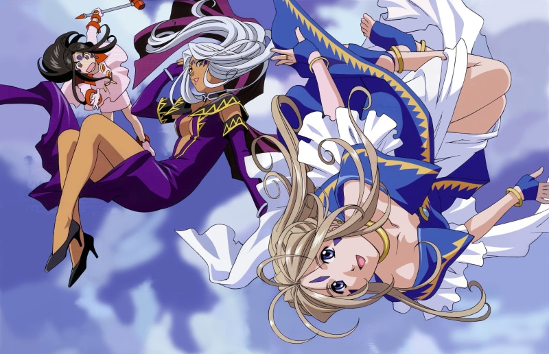 Urd, celebration, outdoors, art and craft, animal themes, event, Belldandy, animal, low angle view, Ah! My Goddess!, day, cloud - sky, no people, Skuld