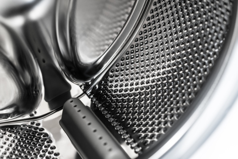 Laundromat, no people, machine, blank, major household appliance, stainless Steel, metallic, View, Machine Drum, appliance, cleanliness, geometric shape