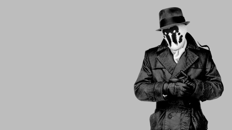 obscured face, portrait, hat, fedora, three quarter length, Watchmen, one person, white background, standing, front view, fashion, studio shot