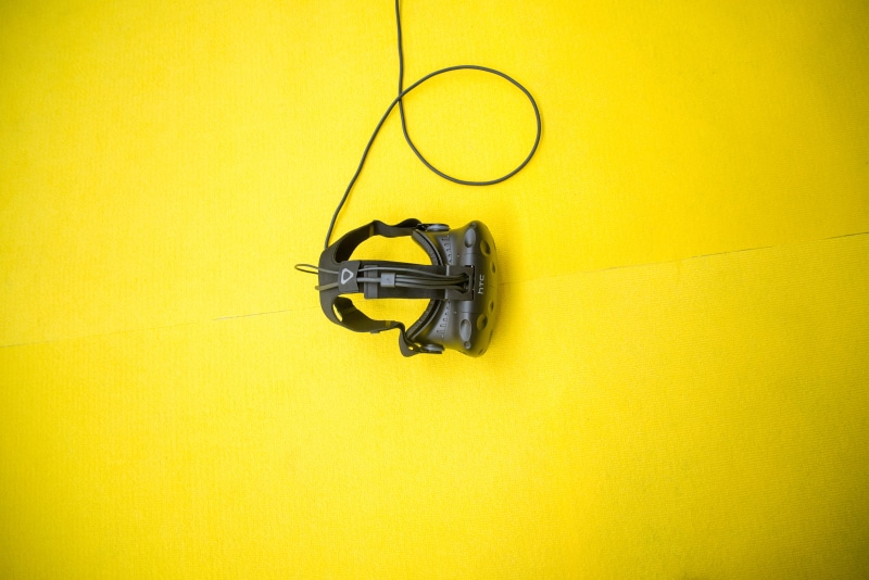 yellow, 5K, black, high angle view, electrical equipment, surface, technology, music, close-up, single object, headset, performance, arts culture and entertainment