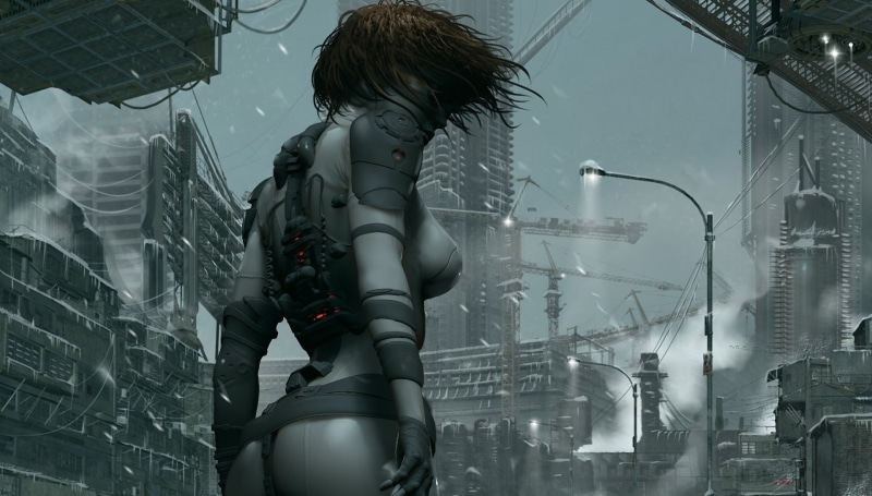 cyborg, sci-fi, 1080P, mujer, futuro