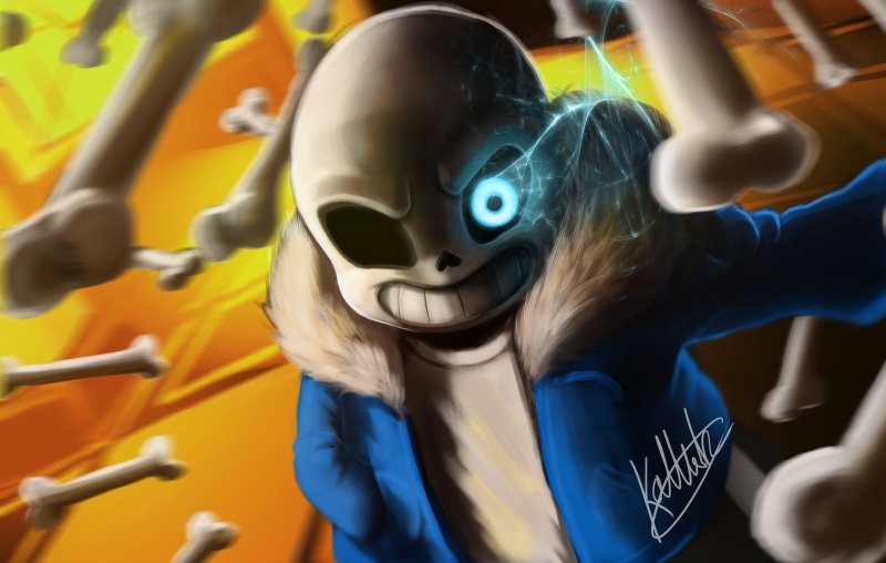 Video Game, Sans (Undertale), Undertale, 2K