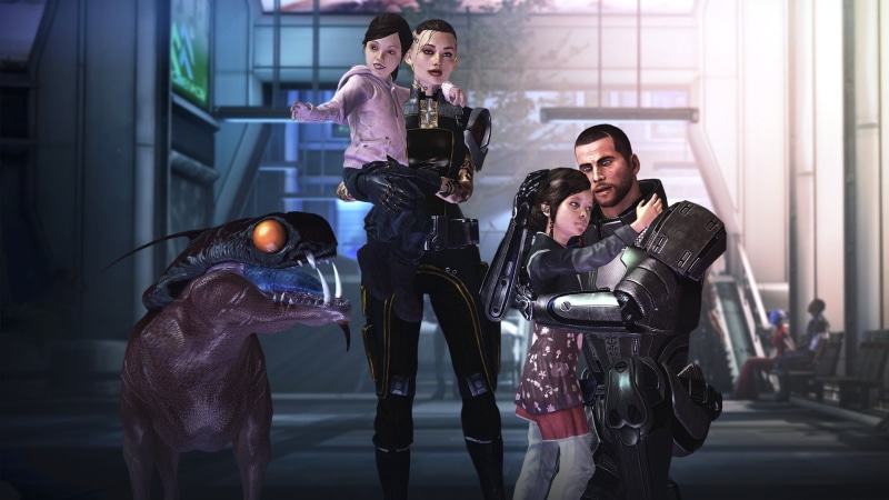togetherness, man, Jack, adult, standing, men, young adult, real people, mature men, two, Mass Effect 3, young men, males, domestic animals
