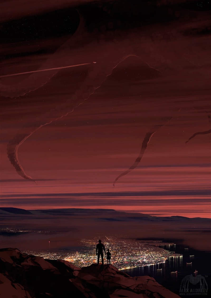 720P, surreal, artwork, portrait display, H. P. Lovecraft, Alexey Andreev, concept art