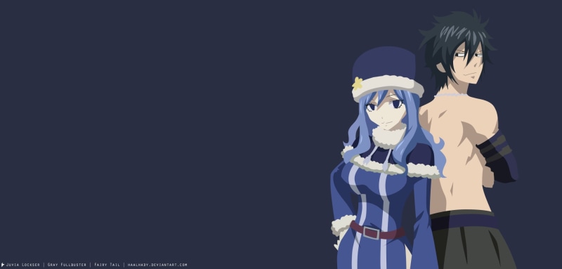 1080P, Gray Fullbuster, Fairy Tail, Anime, Juvia Lockser