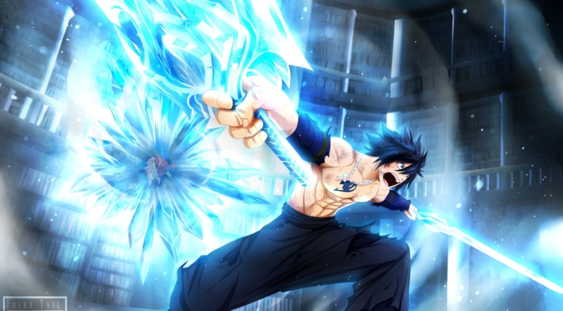 anime, 2K, Fairy Tail, Fullbuster Gray