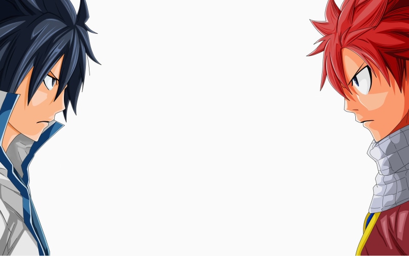clothing, studio shot, fairy tail, portrait, copy space, women, looking, lifestyles, young women, 1080P, contemplation, Anime, natsu dragneel, white background