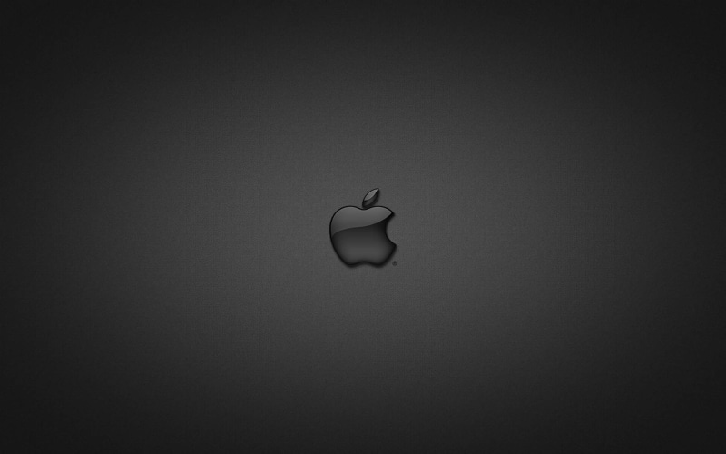black, apple, glass, 1080P